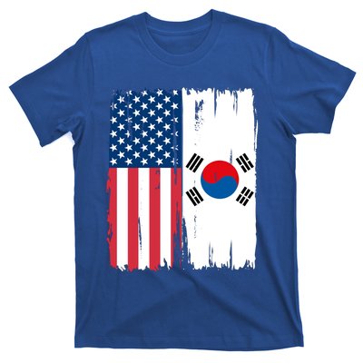 Usa South Korean Flag Meaningful Gift T-Shirt