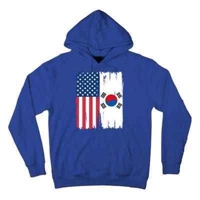 Usa South Korean Flag Meaningful Gift Tall Hoodie