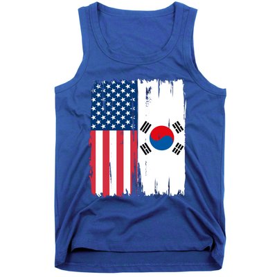 Usa South Korean Flag Meaningful Gift Tank Top