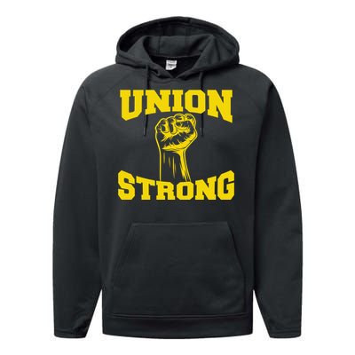 Union Strong Labor Day Graphic Performance Fleece Hoodie