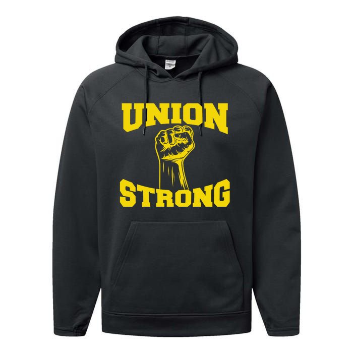 Union Strong Labor Day Graphic Performance Fleece Hoodie