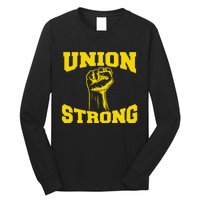 Union Strong Labor Day Graphic Long Sleeve Shirt