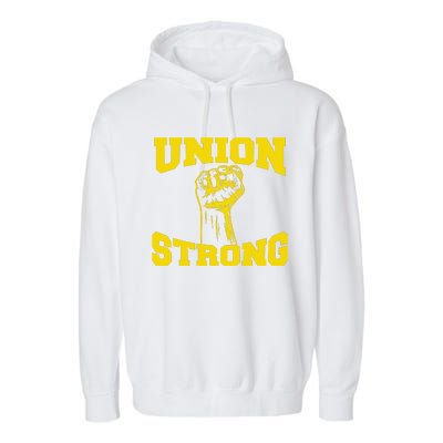 Union Strong Labor Day Graphic Garment-Dyed Fleece Hoodie