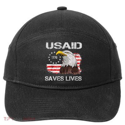 Usaid Saves Lives 7-Panel Snapback Hat