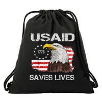 Usaid Saves Lives Drawstring Bag