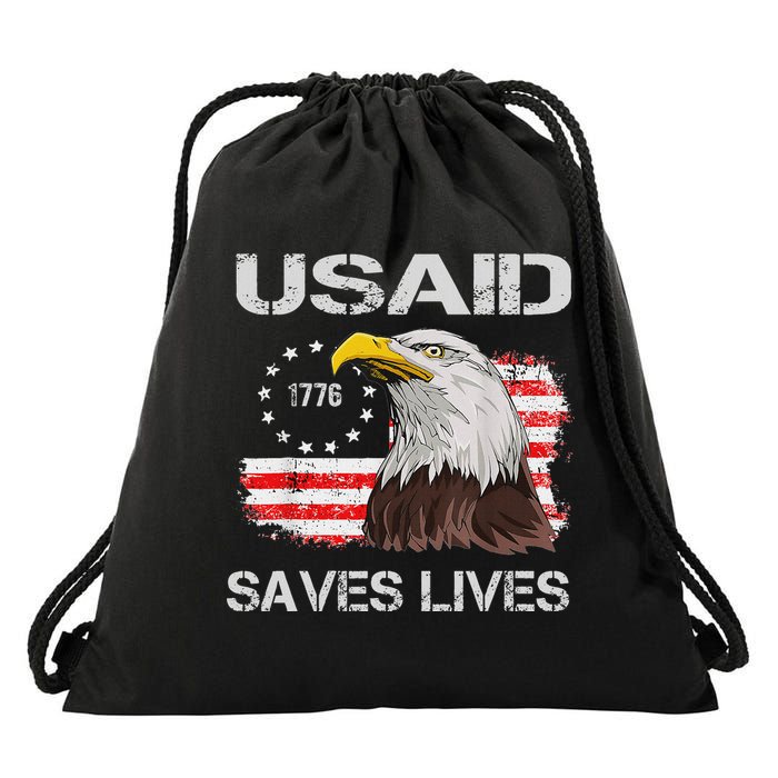 Usaid Saves Lives Drawstring Bag