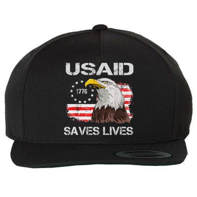 Usaid Saves Lives Wool Snapback Cap
