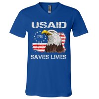 Usaid Saves Lives V-Neck T-Shirt