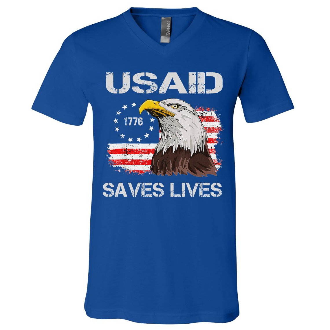 Usaid Saves Lives V-Neck T-Shirt
