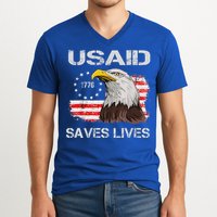 Usaid Saves Lives V-Neck T-Shirt