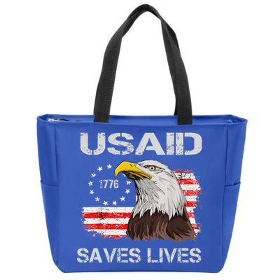 Usaid Saves Lives Zip Tote Bag