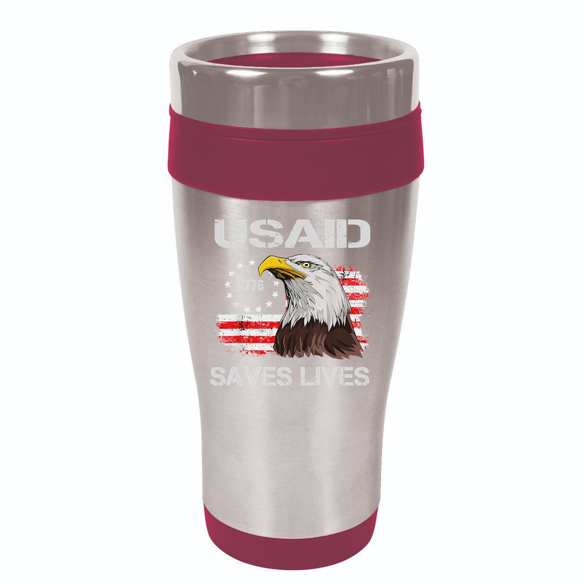 Usaid Saves Lives 16oz Travel Tumbler
