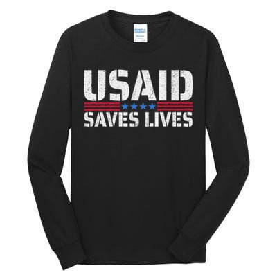 Usaid Saves Lives Us Agency International Development Tall Long Sleeve T-Shirt