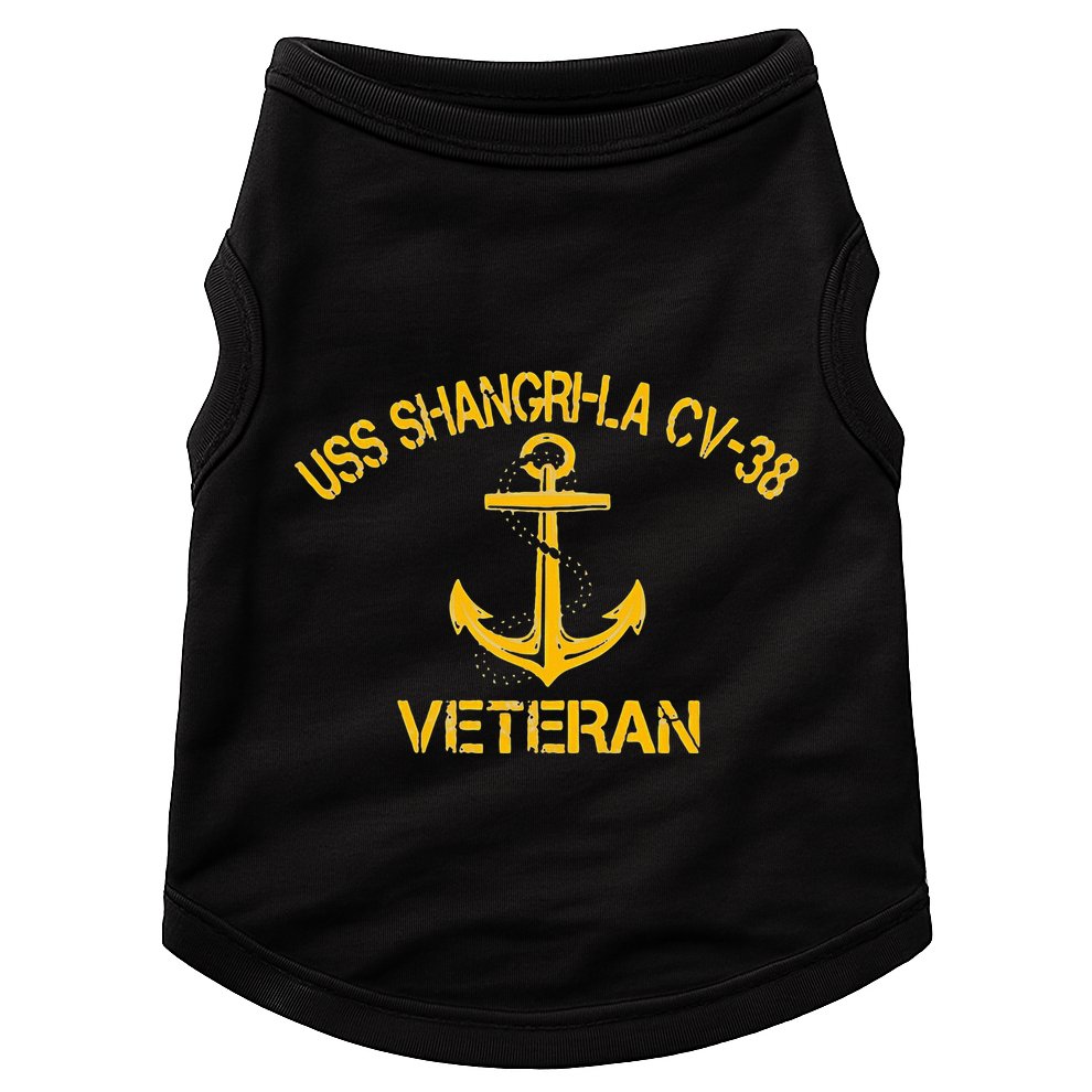 Uss Shangri La Cv 38 Aircraft Carrier Veteran Veterans Day Doggie Tank