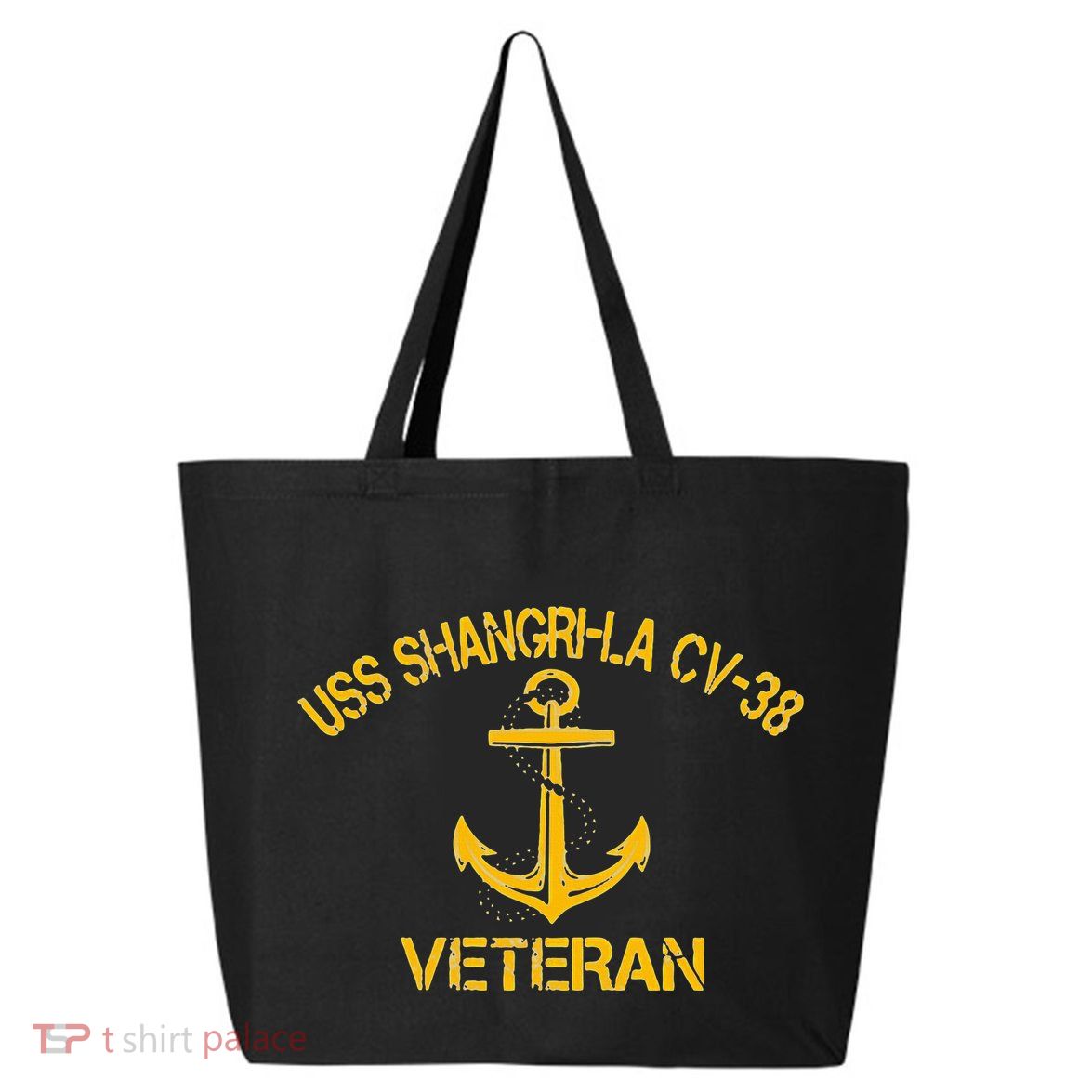Uss Shangri La Cv 38 Aircraft Carrier Veteran Veterans Day 25L Jumbo Tote
