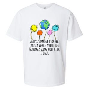 Unless Someone Like You Cares A Whole Awful Lot Sueded Cloud Jersey T-Shirt