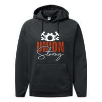 Union Strong Labor Day Gift Performance Fleece Hoodie