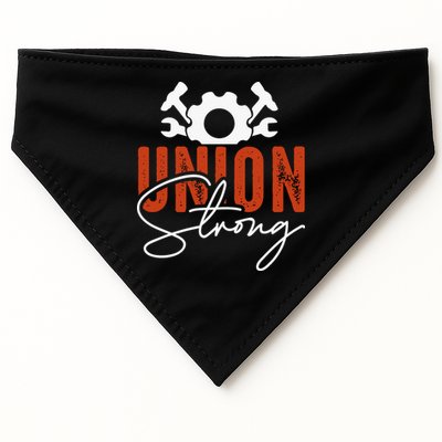Union Strong Labor Day Gift USA-Made Doggie Bandana