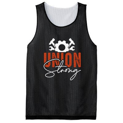 Union Strong Labor Day Gift Mesh Reversible Basketball Jersey Tank