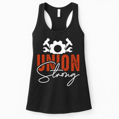 Union Strong Labor Day Gift Womens Tank Top