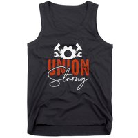 Union Strong Labor Day Gift Tank Top