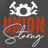 Union Strong Labor Day Gift Vector Backpack