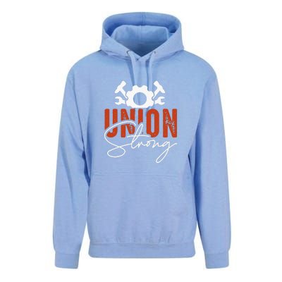 Union Strong Labor Day Gift Unisex Surf Hoodie