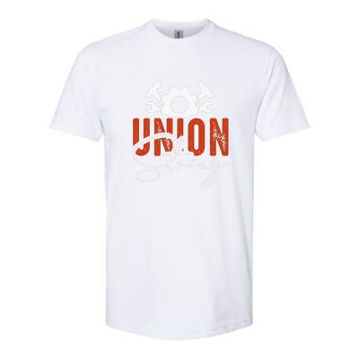 Union Strong Labor Day Gift Softstyle CVC T-Shirt