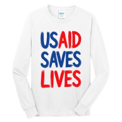 Usaid Saves Lives Us Agency International Development Tall Long Sleeve T-Shirt