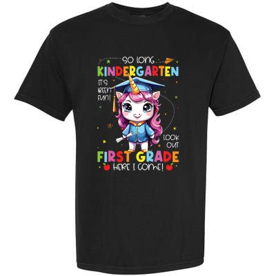 Unicorn So Long Kindergarten Graduation Last Day Of School Garment-Dyed Heavyweight T-Shirt