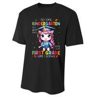 Unicorn So Long Kindergarten Graduation Last Day Of School Performance Sprint T-Shirt