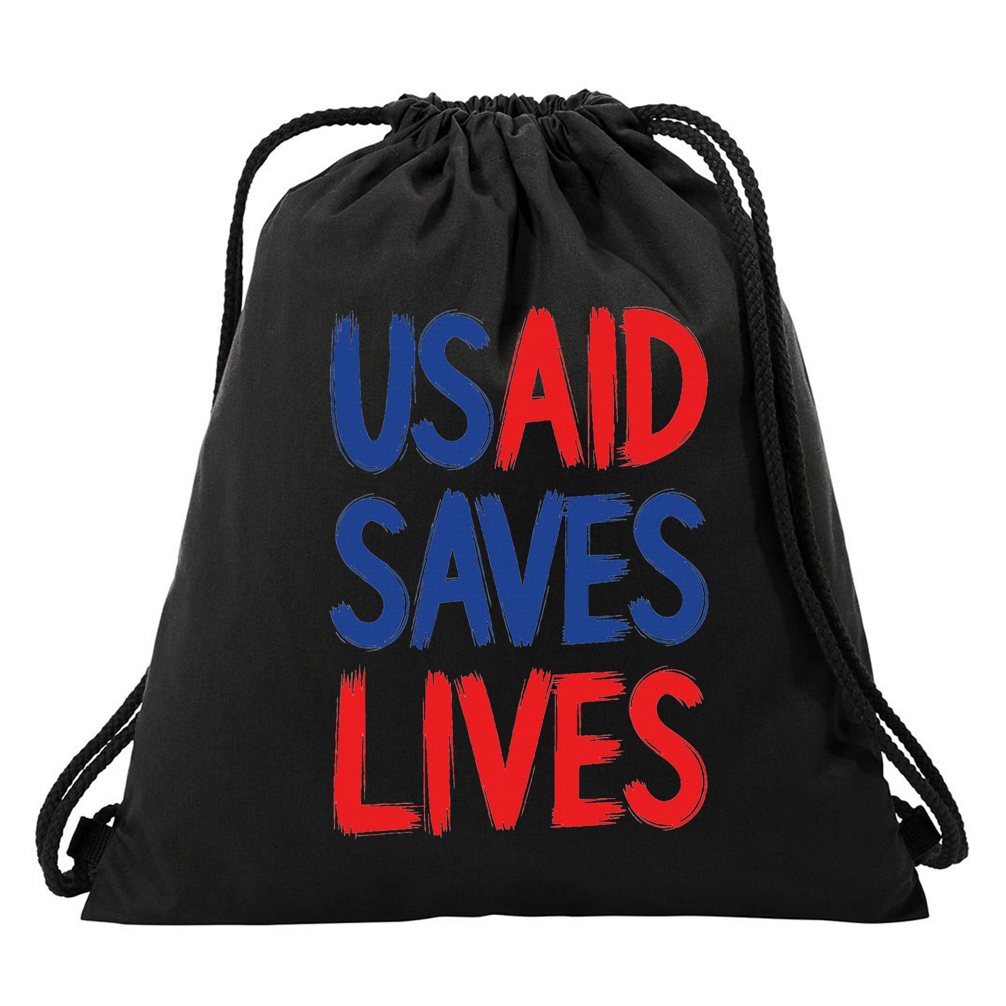 Usaid Saves Lives Us Agency International Development Drawstring Bag
