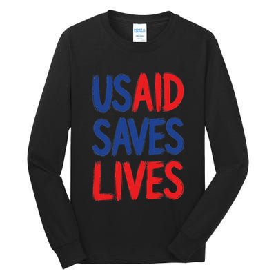 Usaid Saves Lives Us Agency International Development Tall Long Sleeve T-Shirt