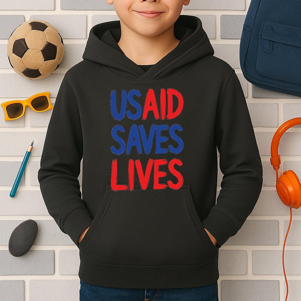 Usaid Saves Lives Us Agency International Development Kids Hoodie