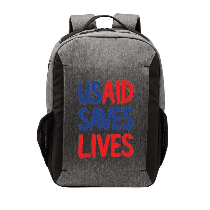 Usaid Saves Lives Us Agency International Development Vector Backpack