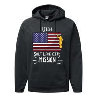 Utah Salt Lake City Mormon Lds Mission Missionary Performance Fleece Hoodie