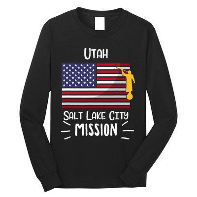 Utah Salt Lake City Mormon Lds Mission Missionary Long Sleeve Shirt