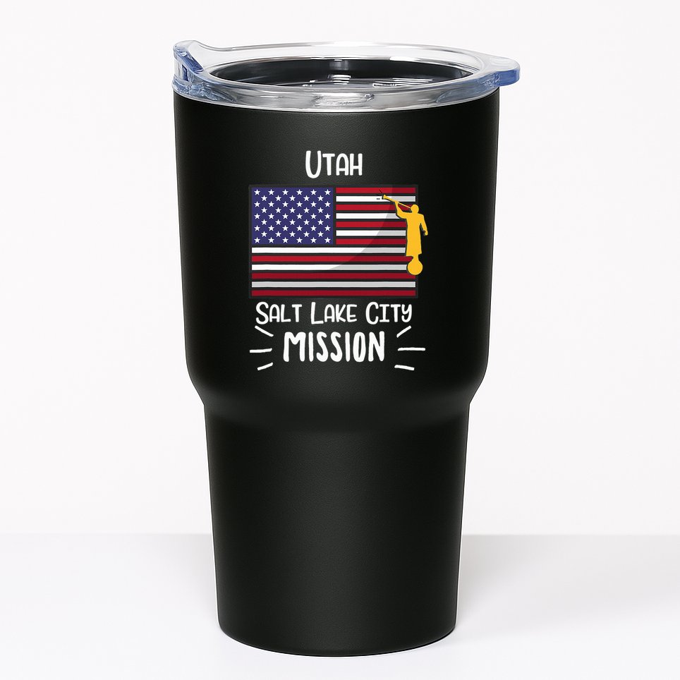 Utah Salt Lake City Mormon Lds Mission Missionary Tumbler