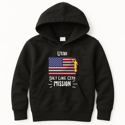 Utah Salt Lake City Mormon Lds Mission Missionary Kids Hoodie
