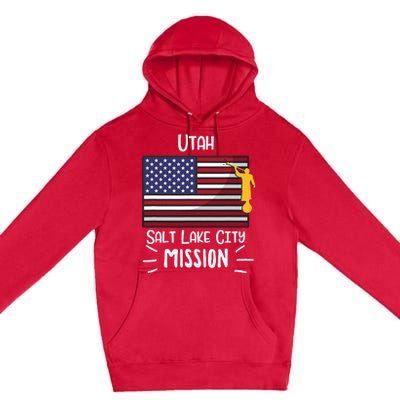 Utah Salt Lake City Mormon Lds Mission Missionary Premium Pullover Hoodie