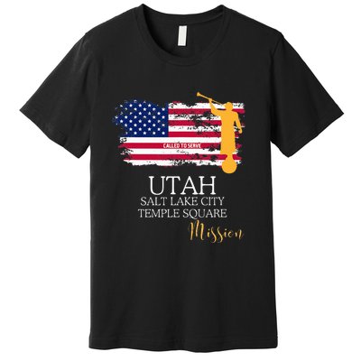 Utah Salt Lake City Temple Square Mormon Lds Mission Mission Premium T-Shirt