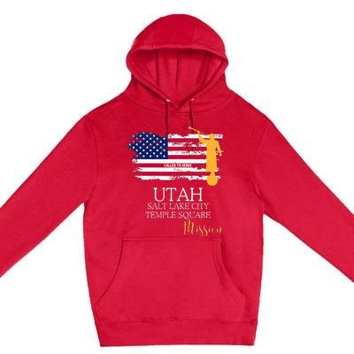 Utah Salt Lake City Temple Square Mormon Lds Mission Mission Premium Pullover Hoodie