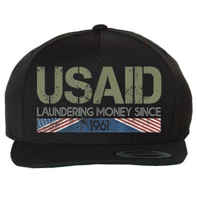 Usaid Satire Laundering Money Since 1961 Wool Snapback Cap