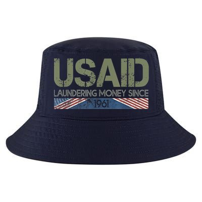 Usaid Satire Laundering Money Since 1961 Cool Comfort Performance Bucket Hat
