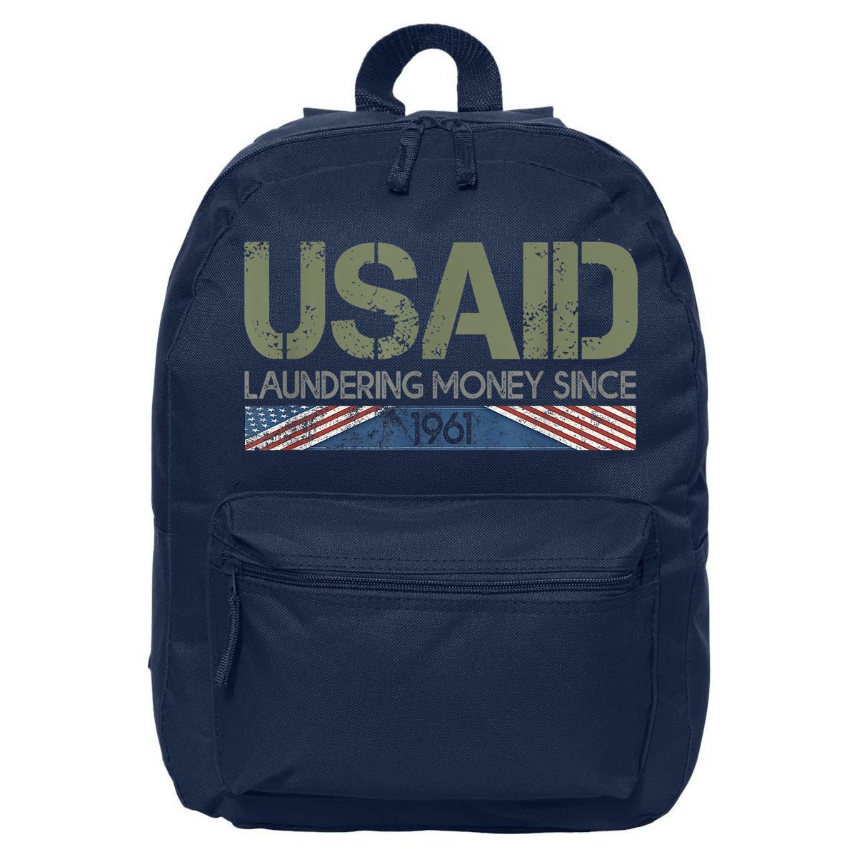 Usaid Satire Laundering Money Since 1961 16 in Basic Backpack