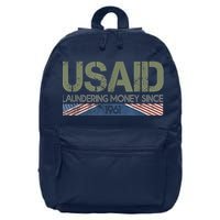 Usaid Satire Laundering Money Since 1961 16 in Basic Backpack