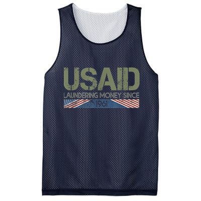Usaid Satire Laundering Money Since 1961 Mesh Reversible Basketball Jersey Tank