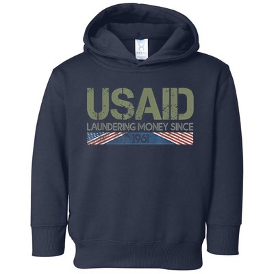 Usaid Satire Laundering Money Since 1961 Toddler Hoodie