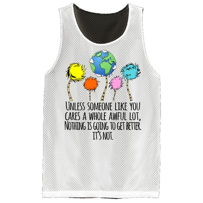 Unless Someone Like You Cares A Whole Awful Lot Mesh Reversible Basketball Jersey Tank