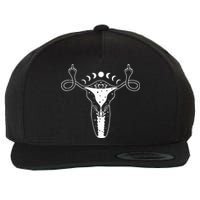 Uterus Shows Middle Finger Feminist Feminism Wool Snapback Cap